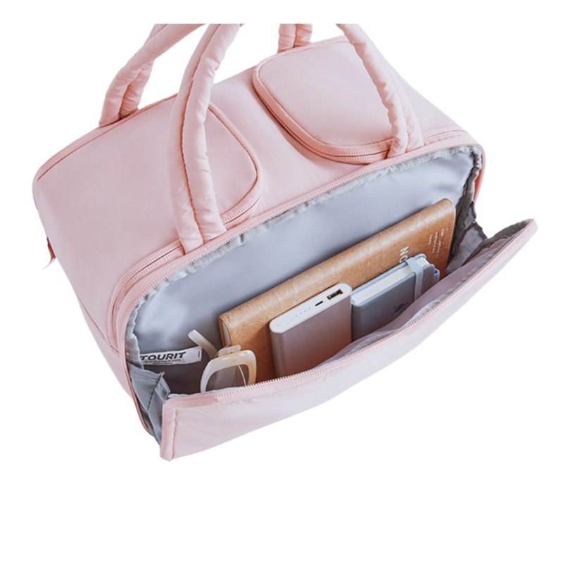 TOURIT LONCHERA TE RMICA PUFFY 8.5L HIELO REUSABLE ROSA CLARO - 8