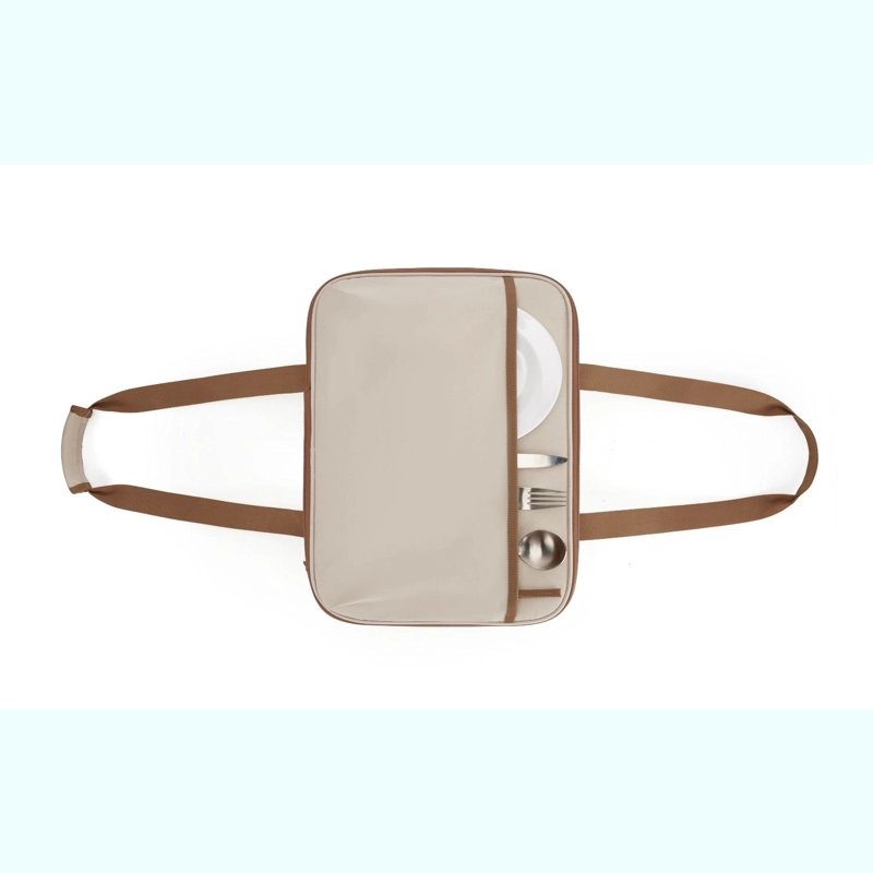 Tourit Bolsa Térmica Doble Comida 23x33cm Impermeable Beige - 3