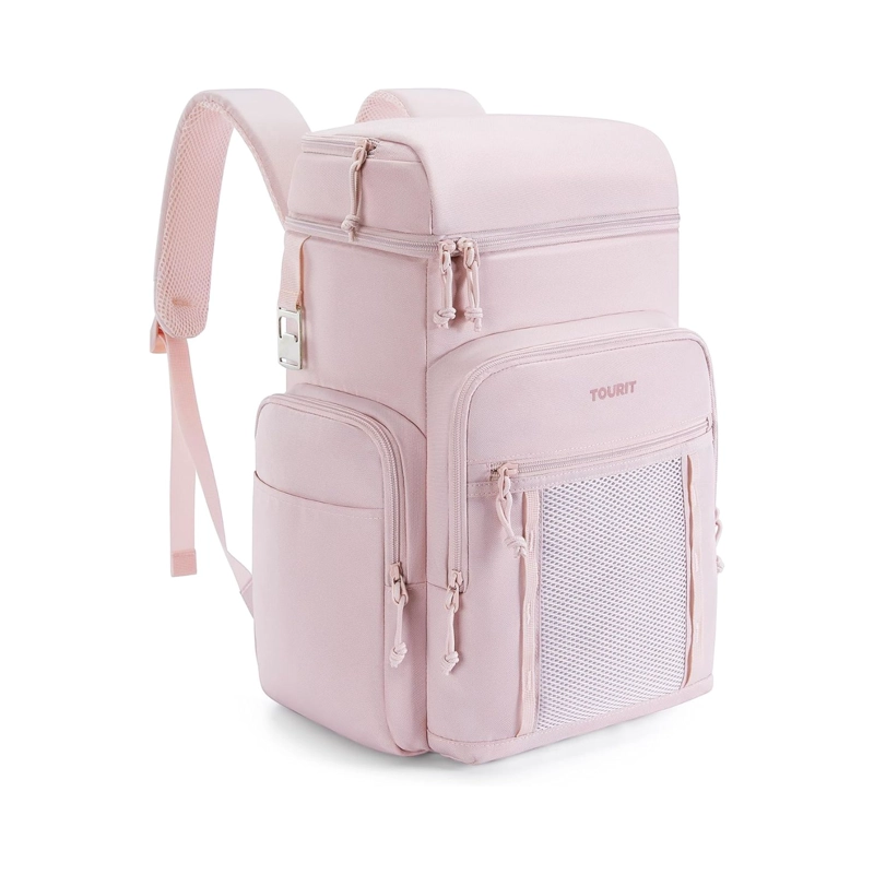TOURIT MOCHILA TE RMICA OUTDOOR 30 LATAS 28L IMPERMEABLE ROSADO - 1