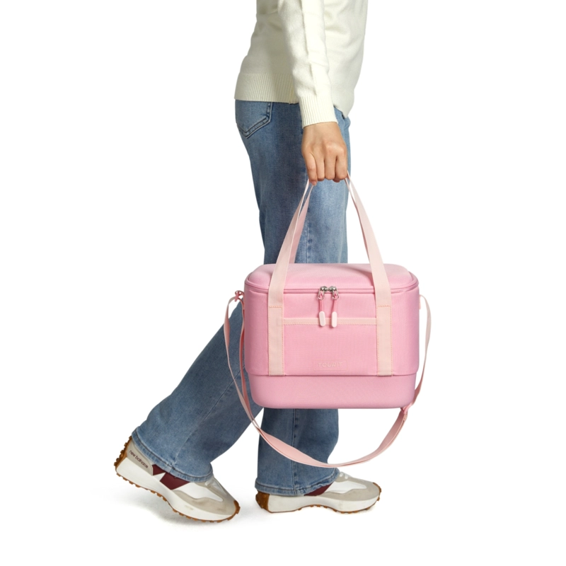 TOURIT BOLSO COOLER TE RMICO DAILY 16 LATAS 12L IMPERMEABLE ROSADO - 8