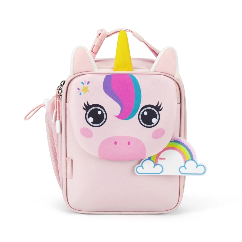 TOURIT LONCHERA TE RMICA KIDS 5.5L INFANTIL IMPERMEABLE ROSADO UNICORNIO - 1