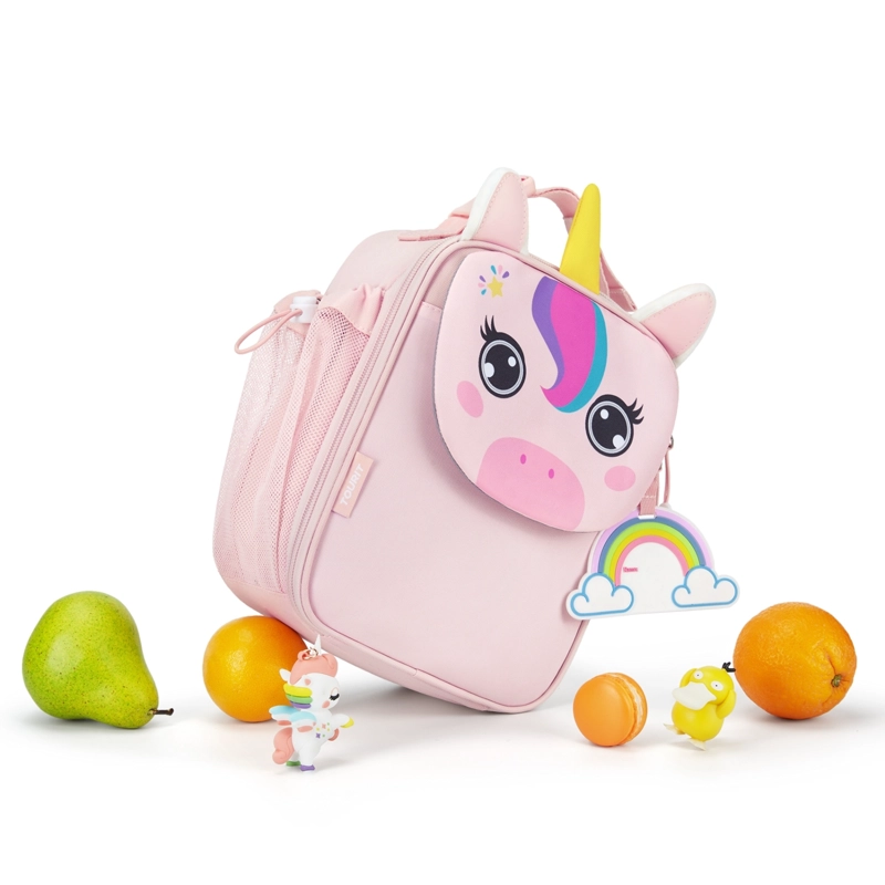 TOURIT LONCHERA TE RMICA KIDS 5.5L INFANTIL IMPERMEABLE ROSADO UNICORNIO - 4