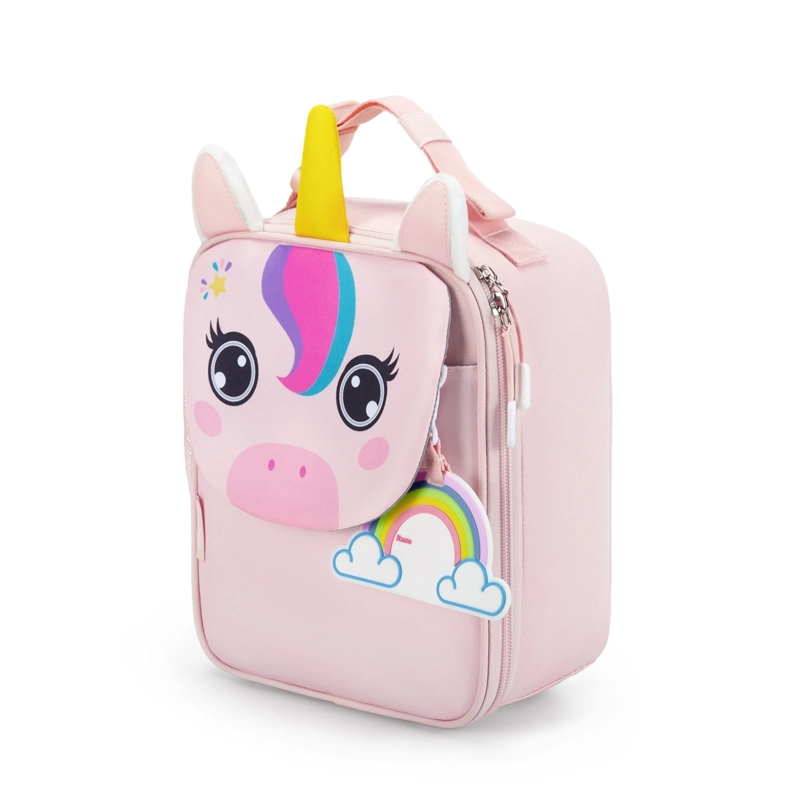 TOURIT LONCHERA TE RMICA KIDS 5.5L INFANTIL IMPERMEABLE ROSADO UNICORNIO - 6