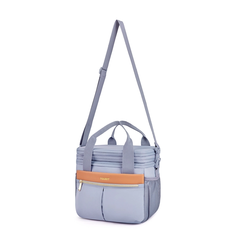 TOURIT LONCHERA TE RMICA DOUBLE DECK 23 LATAS 13L EXPANDIBLE GRIS - 3
