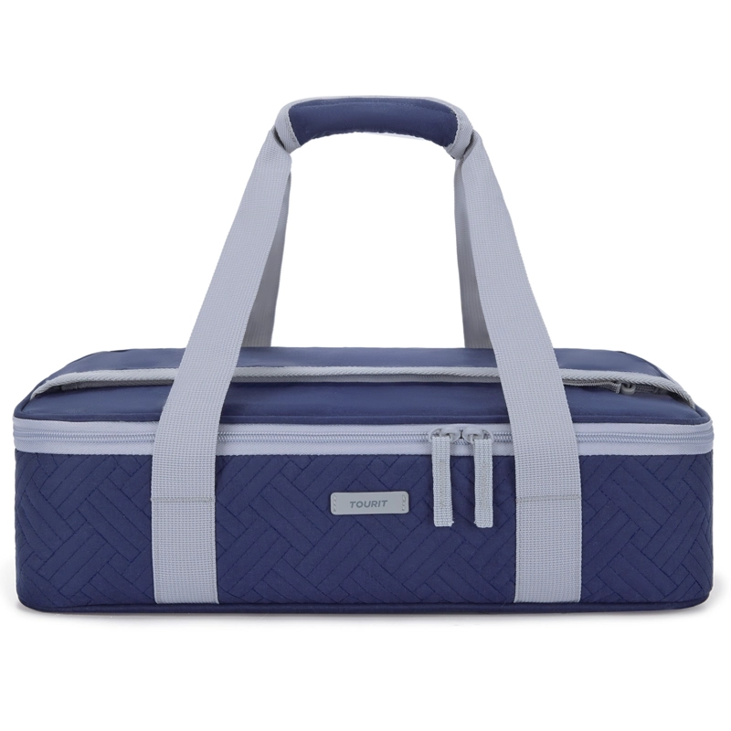 Tourit Bolsa Térmica Comida 23x33cm Impermeable Azul Marino - 1