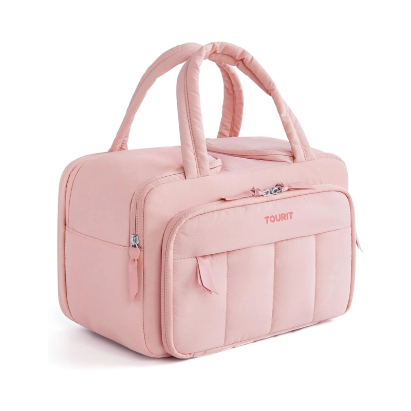 TOURIT LONCHERA TE RMICA PUFFY 8.5L HIELO REUSABLE ROSA OSCURO - 1