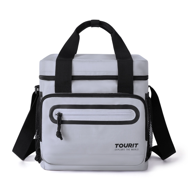 TOURIT LONCHERA TE RMICA WORK 20 LATAS 14L IMPERMEABLE GRIS - 1