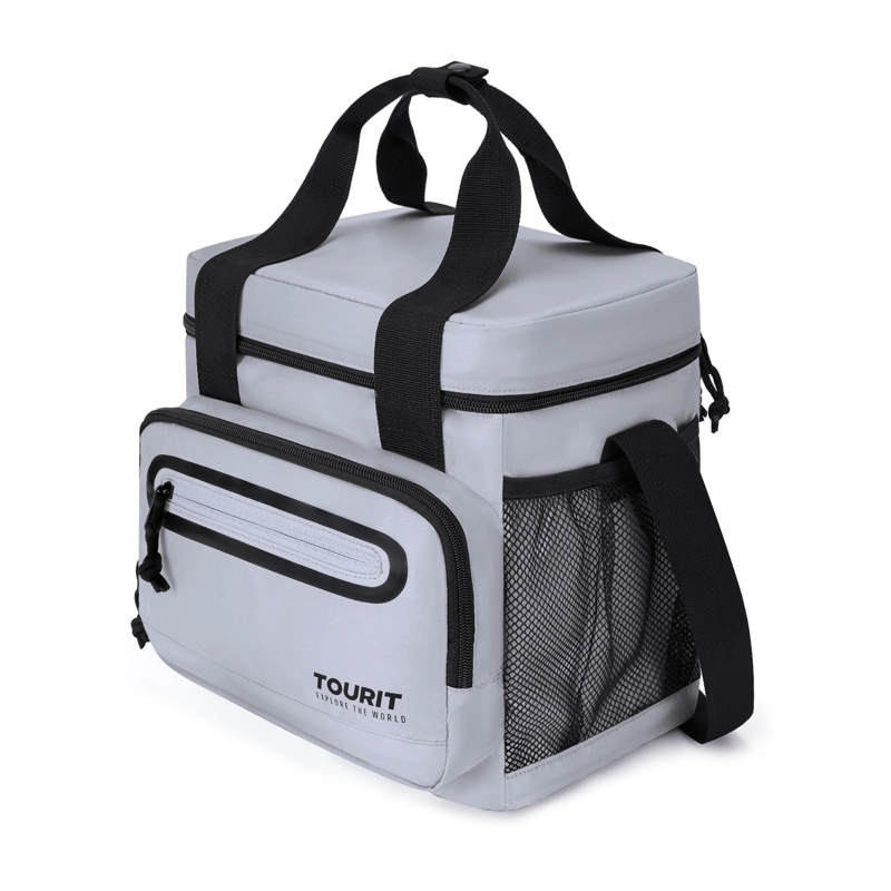 TOURIT LONCHERA TE RMICA WORK 20 LATAS 14L IMPERMEABLE GRIS - 2