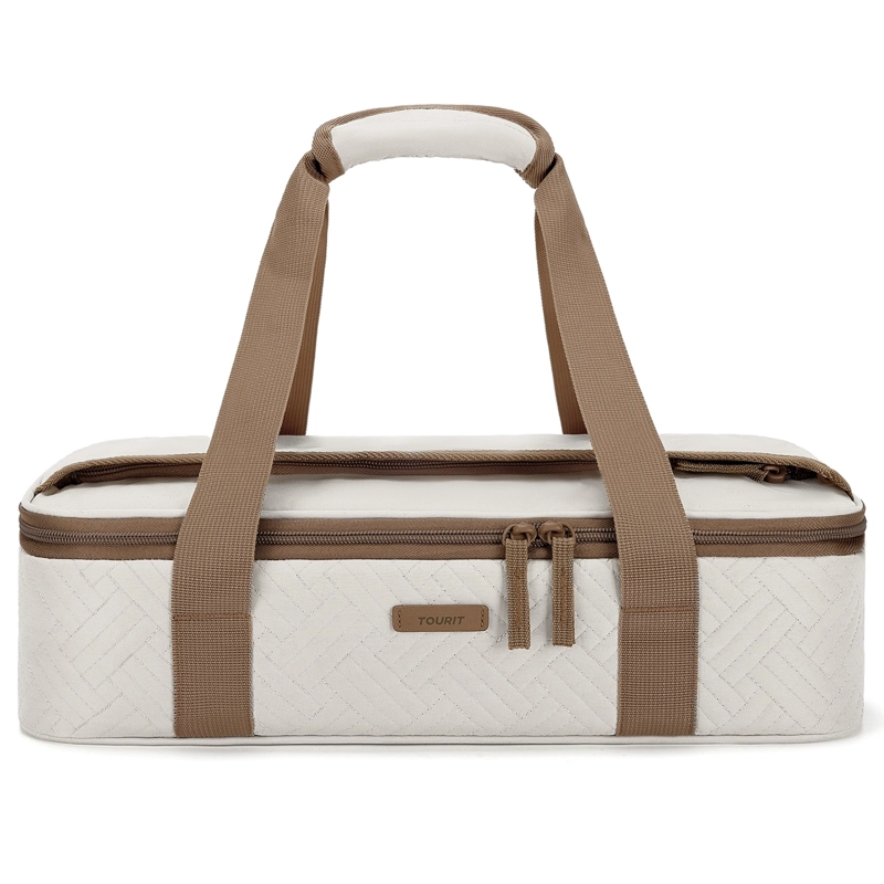 Tourit Bolsa Térmica Comida 23x33cm Impermeable Beige - 2