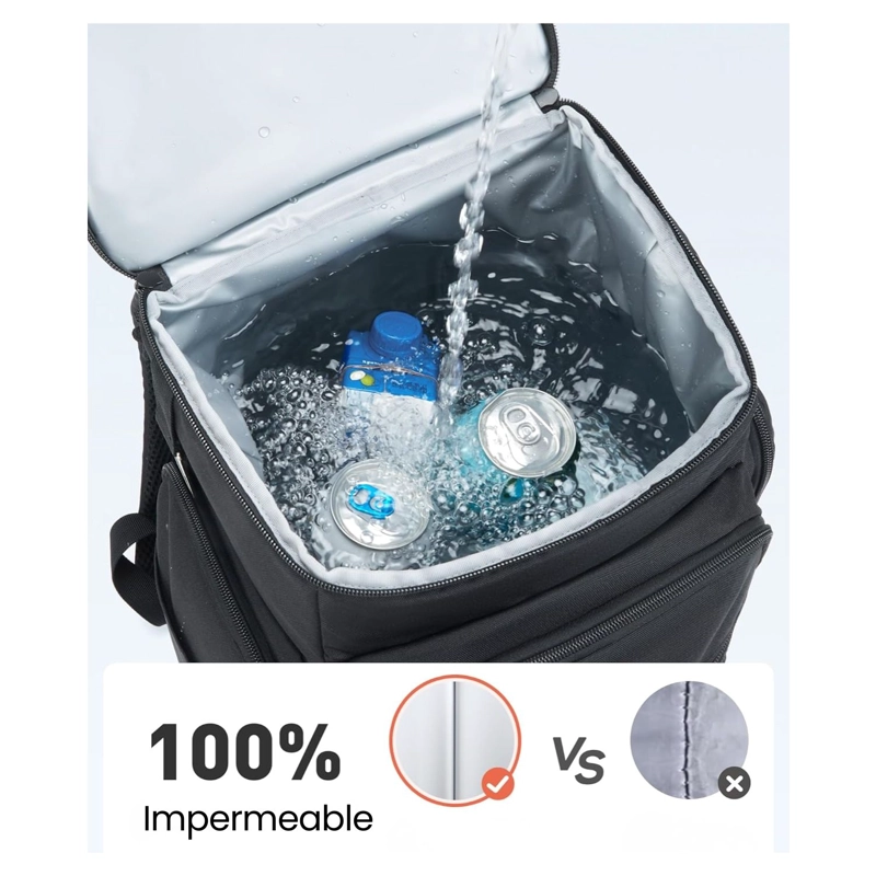 TOURIT MOCHILA TE RMICA OUTDOOR 30 LATAS 28L IMPERMEABLE NEGRO - 6