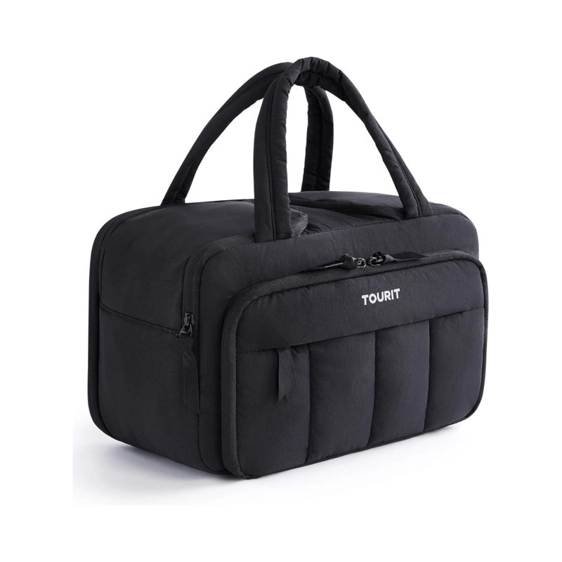 TOURIT LONCHERA TE RMICA PUFFY 8.5L HIELO REUSABLE NEGRO - 1