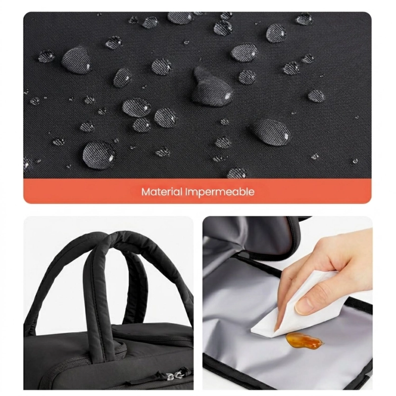 TOURIT LONCHERA TE RMICA PUFFY 8.5L HIELO REUSABLE NEGRO - 8