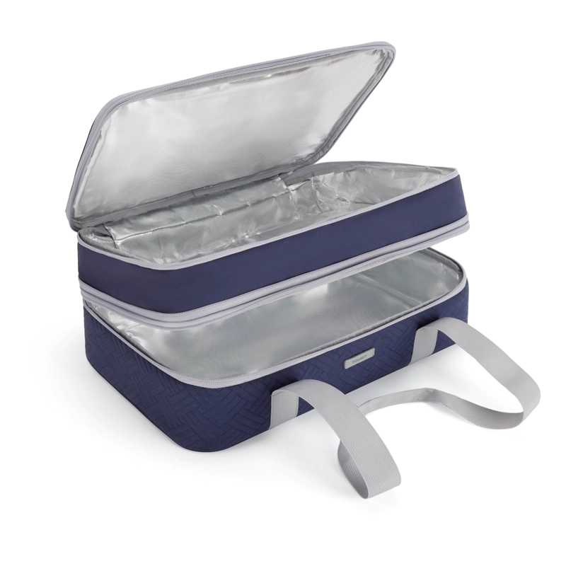 Tourit Bolsa Térmica Doble Comida 23x33cm Impermeable Azul - 2