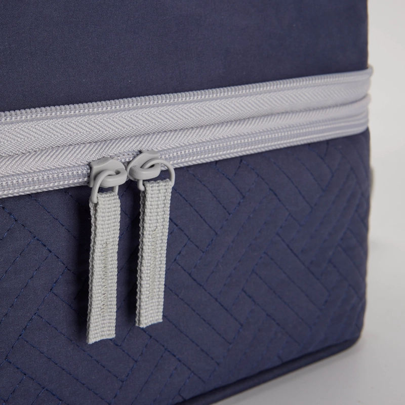 Tourit Bolsa Térmica Doble Comida 23x33cm Impermeable Azul - 8