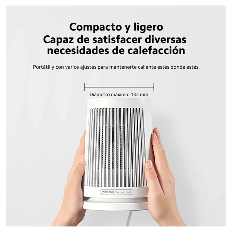XIAOMI CALEFATOR ELE CTRICO DE ESCRITORIO 600W BLANCO - 4