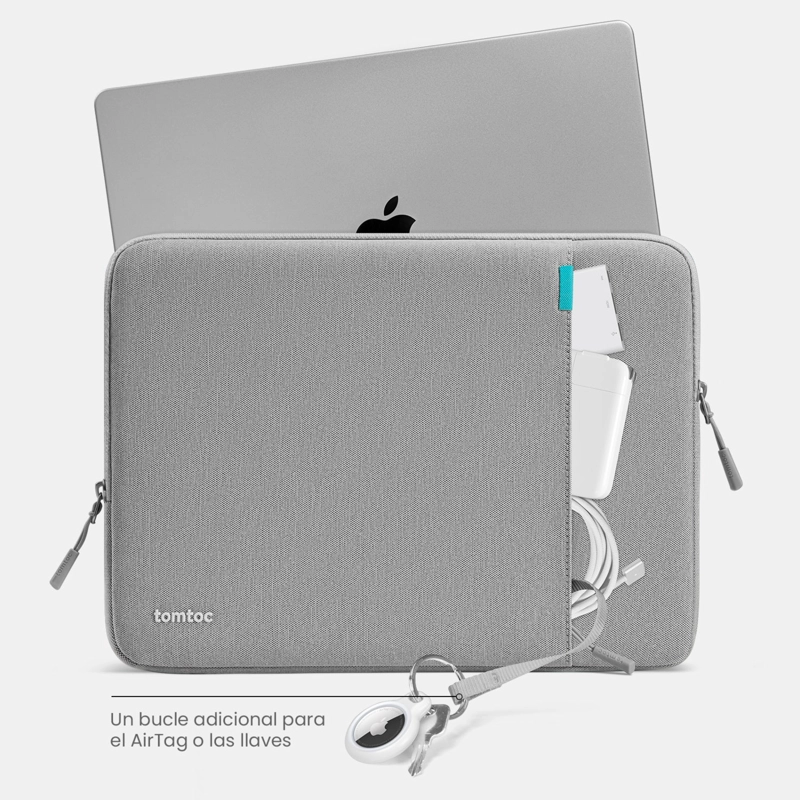 TOMTOC FUNDA DEFENDER-A13 PARA 13,5' A 14.4' GRIS - 5