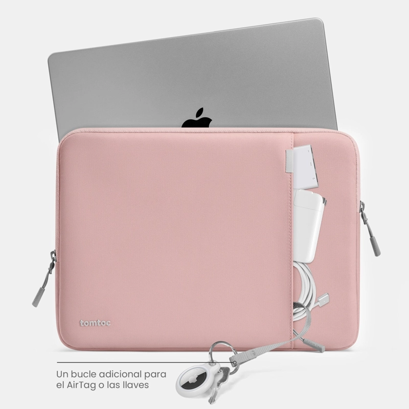 TOMTOC FUNDA DEFENDER-A13 PARA MACBOOK AIR DE 15' ROSADO - 2