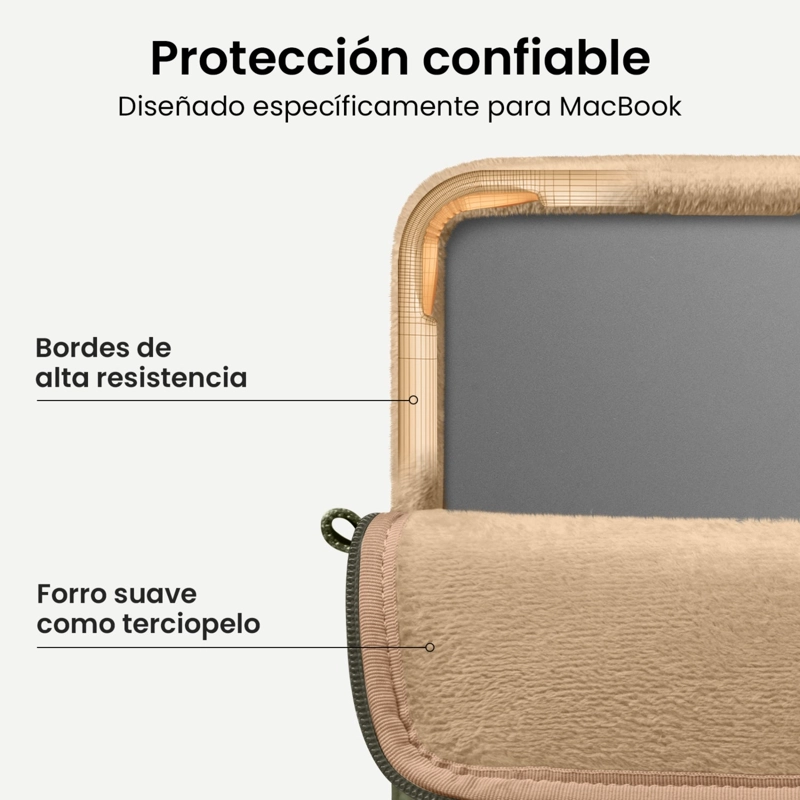 TOMTOC FUNDA TERRA-A27 PARA MACBOOK PRO 14' VERDE - 2