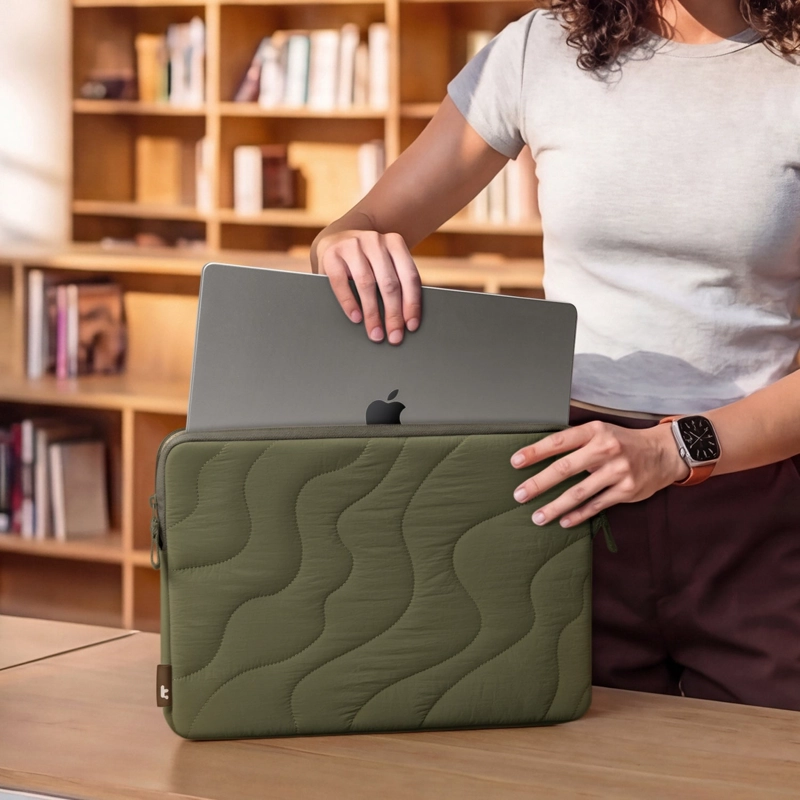 TOMTOC FUNDA TERRA-A27 PARA MACBOOK PRO 14' VERDE - 5