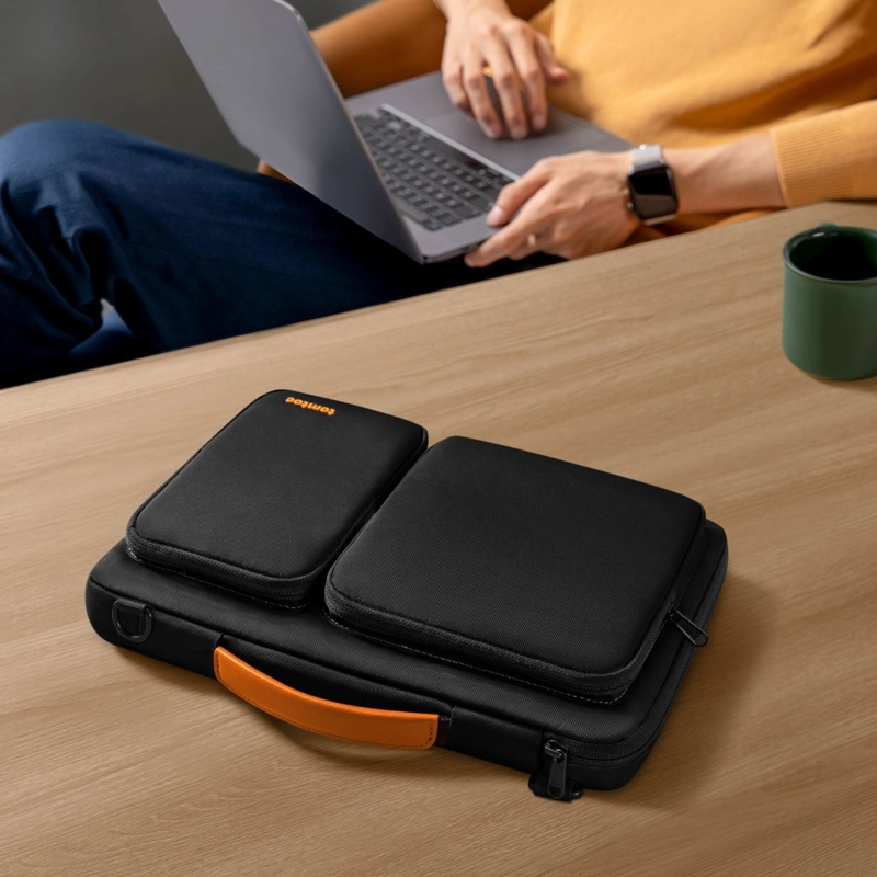 TOMTOC MALETIN CON CORREA DEFENDER-A42 PARA NOTEBOOK DE 15,6 - 16,2' NEGRO - 3