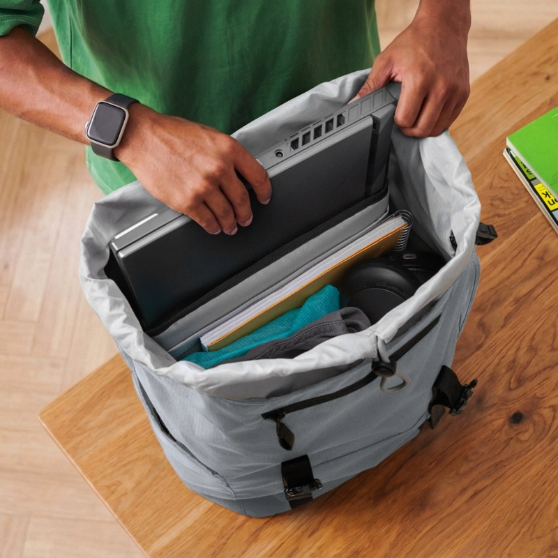 TOMTOC MOCHILA VINTPACK-TA1 LITEWAY DE 22L PARA NOTEBOOK DE 16' GRIS - 4
