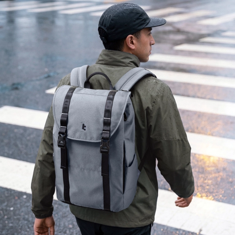 TOMTOC MOCHILA VINTPACK-TA1 LITEWAY DE 22L PARA NOTEBOOK DE 16' GRIS - 5