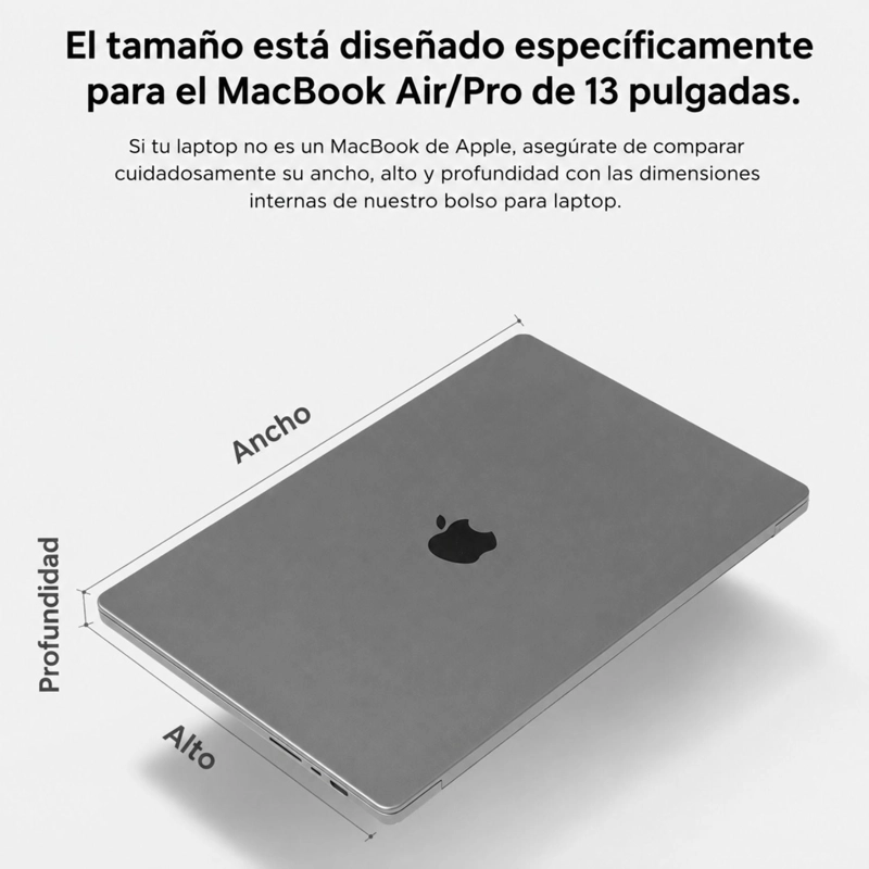 TOMTOC FUNDA LIGHT-A18 PARA MACBOOK NEO/ AIR / PRO 13' AZUL OSCURO - 5