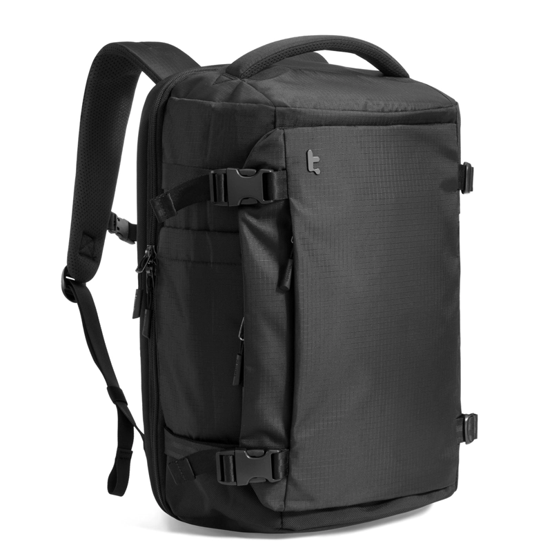 TOMTOC MOCHILA DE VIAJE NAVIGATOR-T66 LITEWAY DE 40L PARA NOTEBOOK 17,3' NEGRO - 1