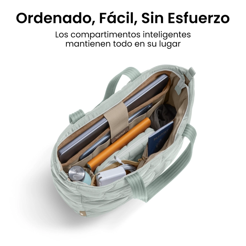 TOMTOC BOLSO TOTE TERRA-T38 13.5L PARA MACBOOK DE 16' CELESTE - 2