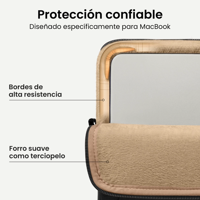 TOMTOC FUNDA TERRA-A27 PARA MACBOOK AIR DE 15' NEGRO - 2