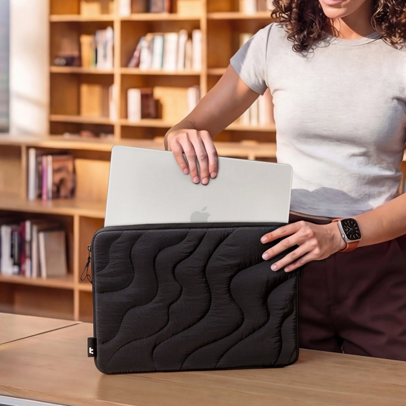 TOMTOC FUNDA TERRA-A27 PARA MACBOOK AIR DE 15' NEGRO - 7