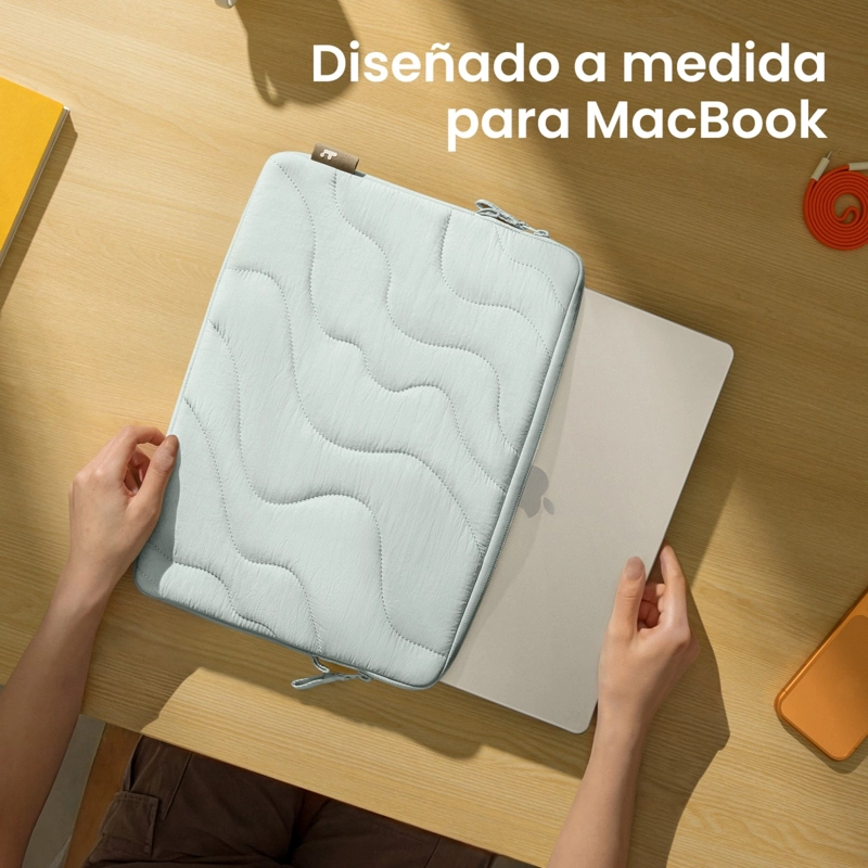 TOMTOC FUNDA TERRA-A27 PARA MACBOOK NEO DE 13' CELESTE - 6