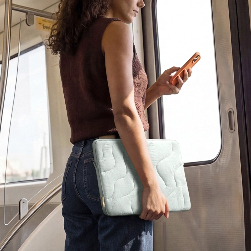 TOMTOC FUNDA TERRA-A27 PARA MACBOOK NEO DE 13' CELESTE - 9