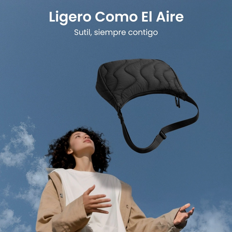 TOMTOC BOLSO BANDOLERA TERRA-T34 LIGERO 9L PARA 11' NEGRO - 4
