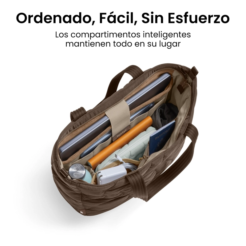 TOMTOC BOLSO TOTE TERRA-T38 13.5L PARA MACBOOK DE 16' MARRON - 2