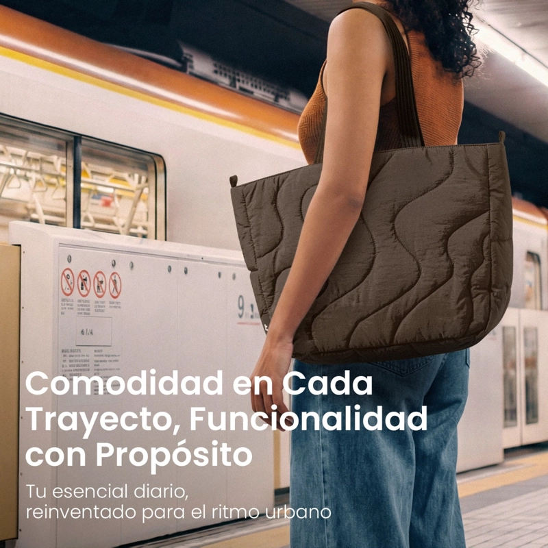 TOMTOC BOLSO TOTE TERRA-T38 13.5L PARA MACBOOK DE 16' MARRON - 7