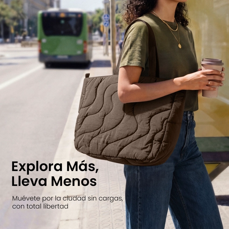 TOMTOC BOLSO TOTE TERRA-T38 13.5L PARA MACBOOK DE 16' MARRON - 8