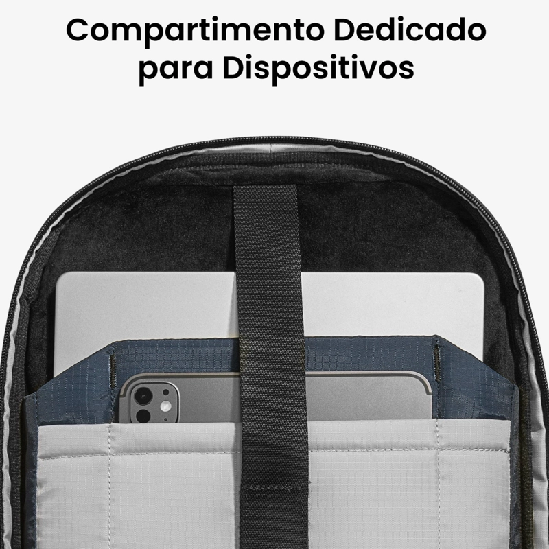 TOMTOC MOCHILA PREMIUM URBANEX-T77 DE 26L PARA NOTEBOOK 16' NEGRO - 4