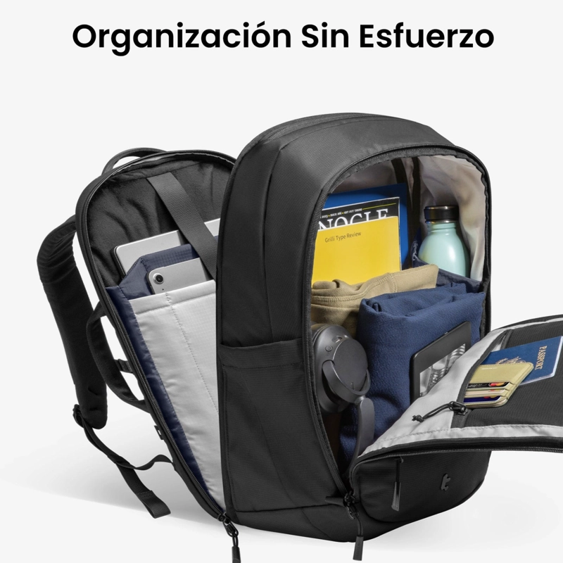 TOMTOC MOCHILA PREMIUM URBANEX-T77 DE 26L PARA NOTEBOOK 16' NEGRO - 6