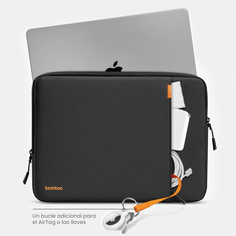 TOMTOC FUNDA DEFENDER-A13 PARA MACBOOK NEO DE 13' NEGRO - 4