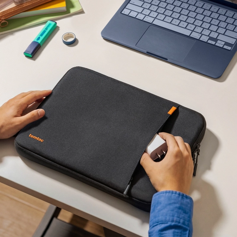 TOMTOC FUNDA DEFENDER-A13 PARA MACBOOK NEO DE 13' NEGRO - 6