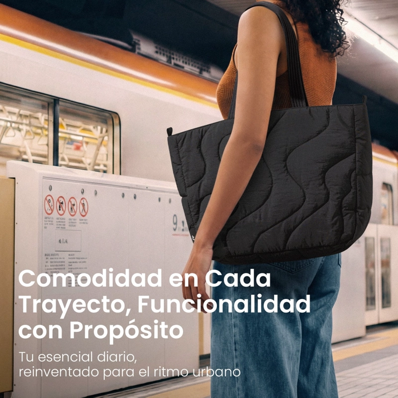 TOMTOC BOLSO TOTE TERRA-T38 10L PARA MACBOOK DE 14' NEGRO - 7