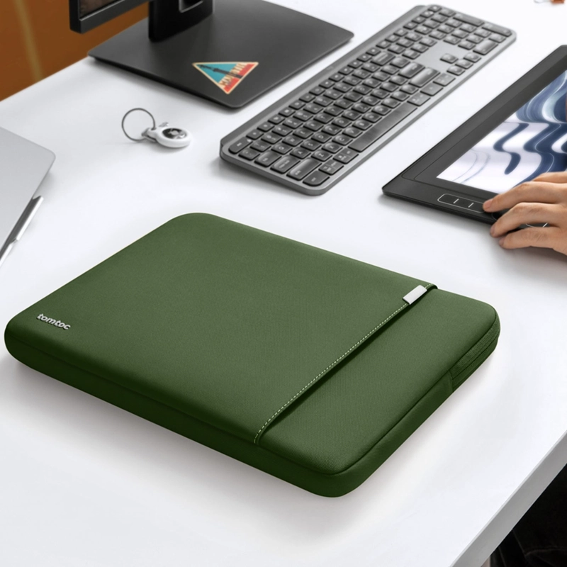 TOMTOC FUNDA DEFENDER-A13 PARA MACBOOK NEO / AIR / PRO DE 13' VERDE - 8