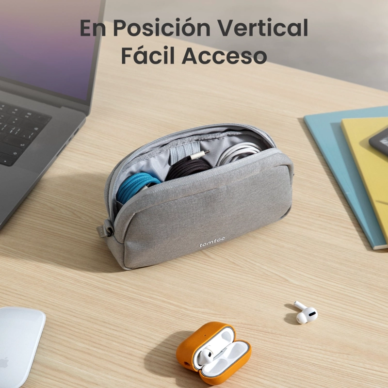 TOMTOC ORGANIZADOR LIGHT-T12 PARA ACCESORIOS ELECTRONICOS S 1L NEGRO - 4
