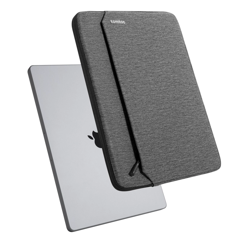 TOMTOC FUNDA LIGHT-A18 PARA NOTEBOOK DE 13,5 -14,4' GRIS OSCURO - 2