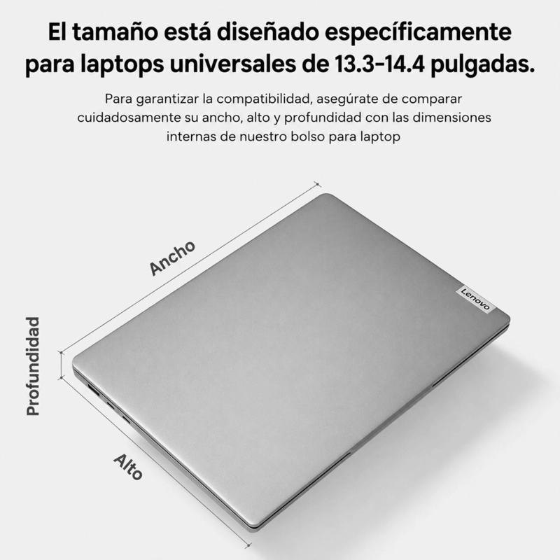 TOMTOC FUNDA LIGHT-A18 PARA NOTEBOOK DE 13,5 -14,4' GRIS OSCURO - 4