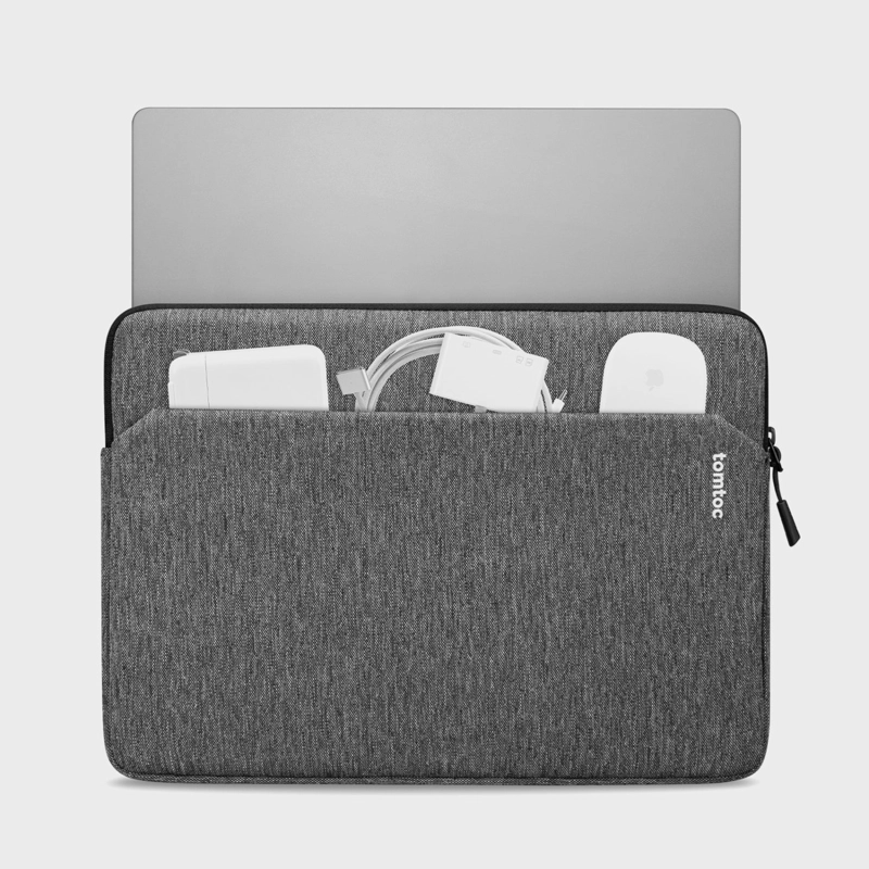 TOMTOC FUNDA LIGHT-A18 PARA NOTEBOOK DE 13,5 -14,4' GRIS OSCURO - 5