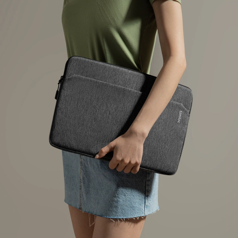 TOMTOC FUNDA LIGHT-A18 PARA NOTEBOOK DE 13,5 -14,4' GRIS OSCURO - 7