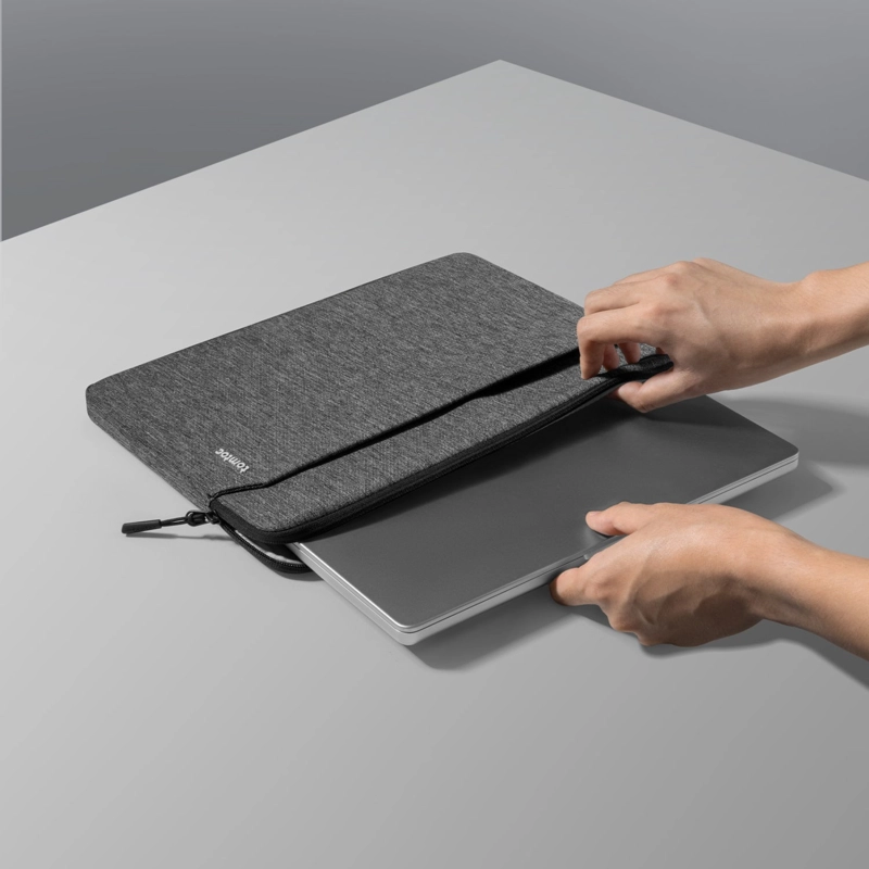 TOMTOC FUNDA LIGHT-A18 PARA NOTEBOOK DE 13,5 -14,4' GRIS OSCURO - 8