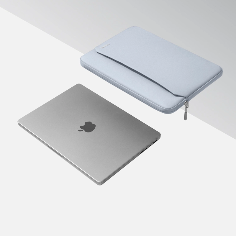 TOMTOC FUNDA LIGHT-A18 PARA MACBOOK NEO/ AIR / PRO 13' AZUL NIEBLA - 3